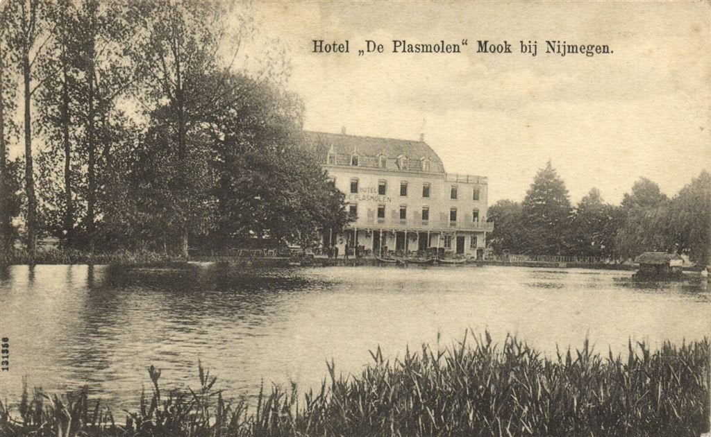 Hotel De Plasmolen Mook bij Nijmegen. - 1908 gelopen, Verzenden, Voor 1920, Gelopen, Limburg