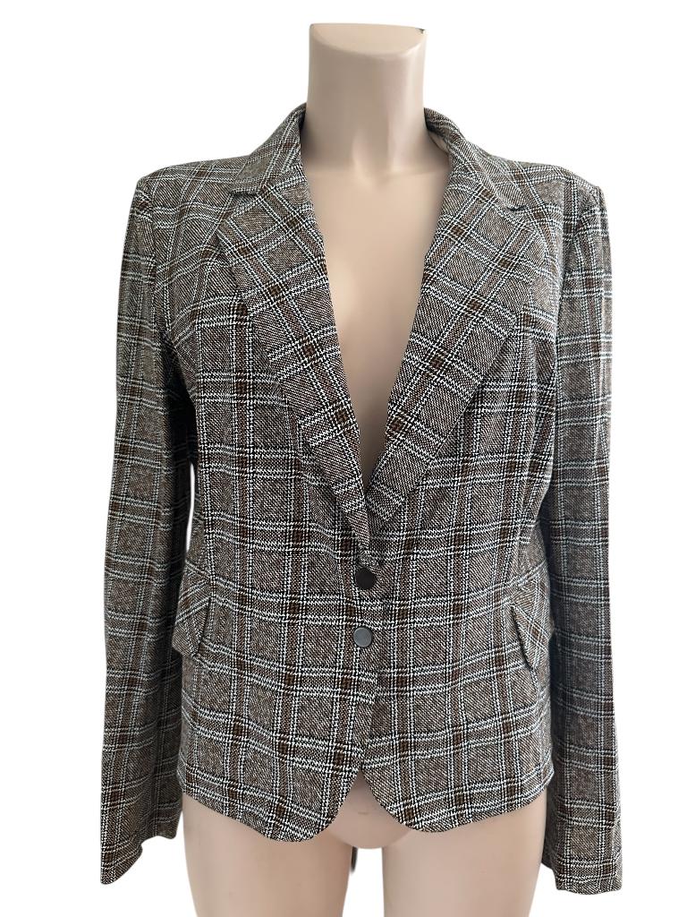 Jane Lushka blazer XL, Kleding | Dames, Jasjes, Kostuums en Pakken, Zo goed als nieuw, Maat 46/48 (XL) of groter, Grijs, Ophalen of Verzenden