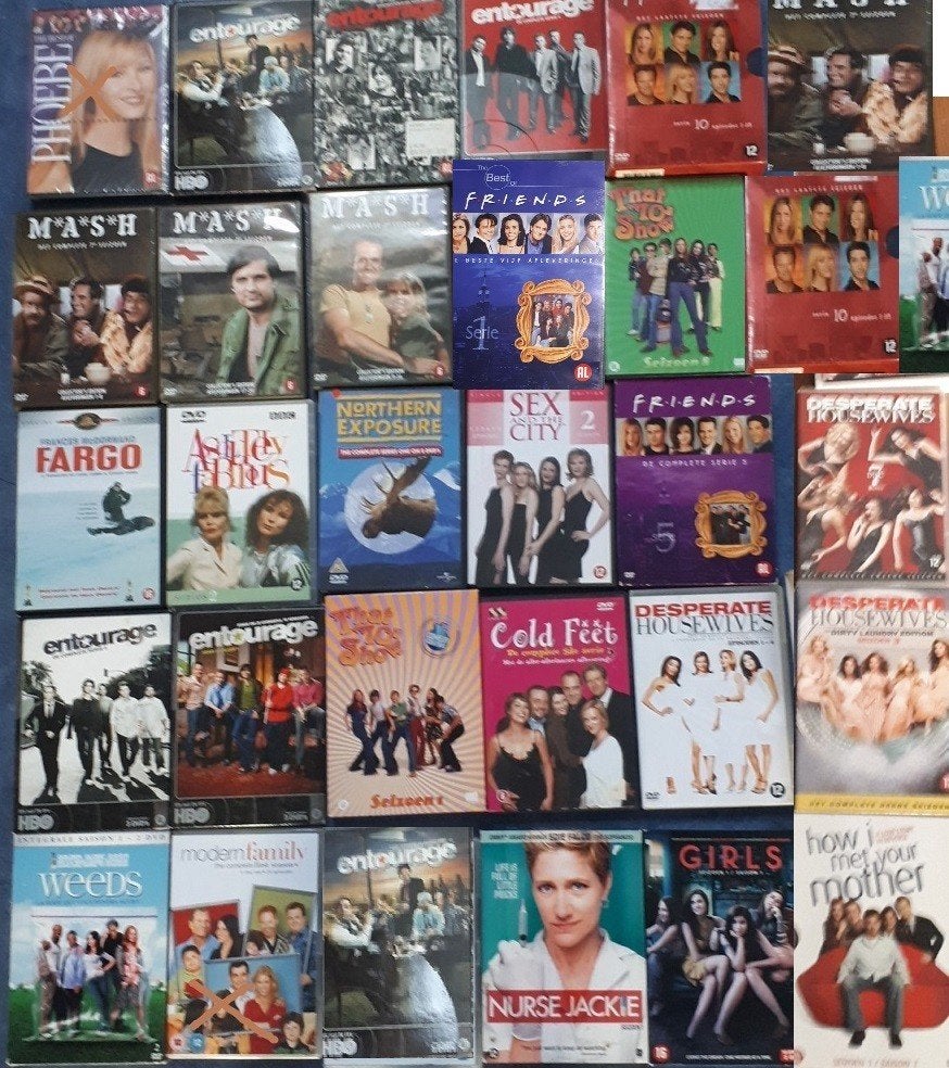 25x BridgetJones,Sex and City,Friends, Desperate Housewives, Engels, Nederlands, Ophalen of Verzenden, Zo goed als nieuw