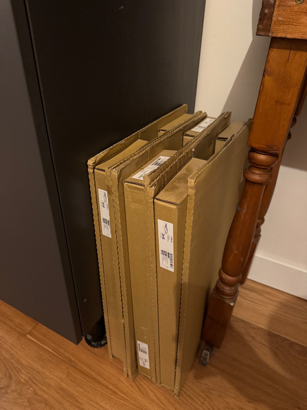 IKEA HJÄLPA laden 60x40 cm, 6 stuks, nieuw in doos, Ophalen, 50 tot 100 cm, Zo goed als nieuw, Minder dan 100 cm