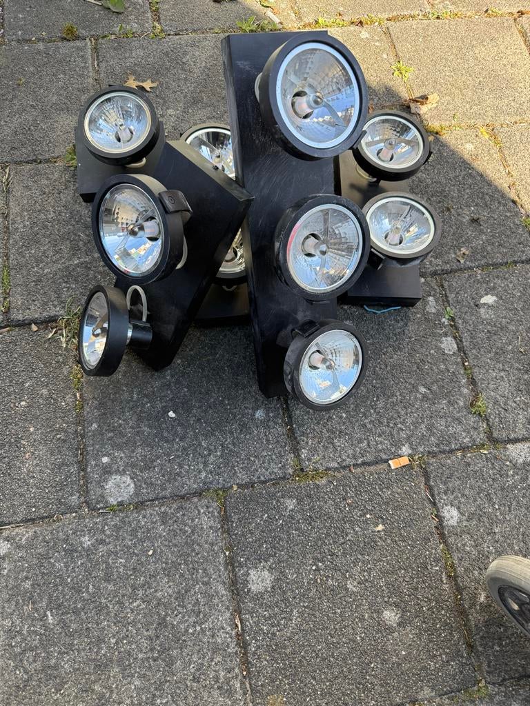 Set van 10 Halogeen Spots - Gebruikt, Gebruikt, Minder dan 30 watt, Halogeen (gloei)lamp, Bipin of Steekvoet