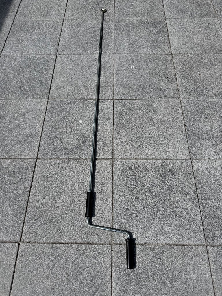 Slinger kogelhaak 160cm Zonnescherm, 150 tot 300 cm, Ophalen, Zo goed als nieuw, Overige typen