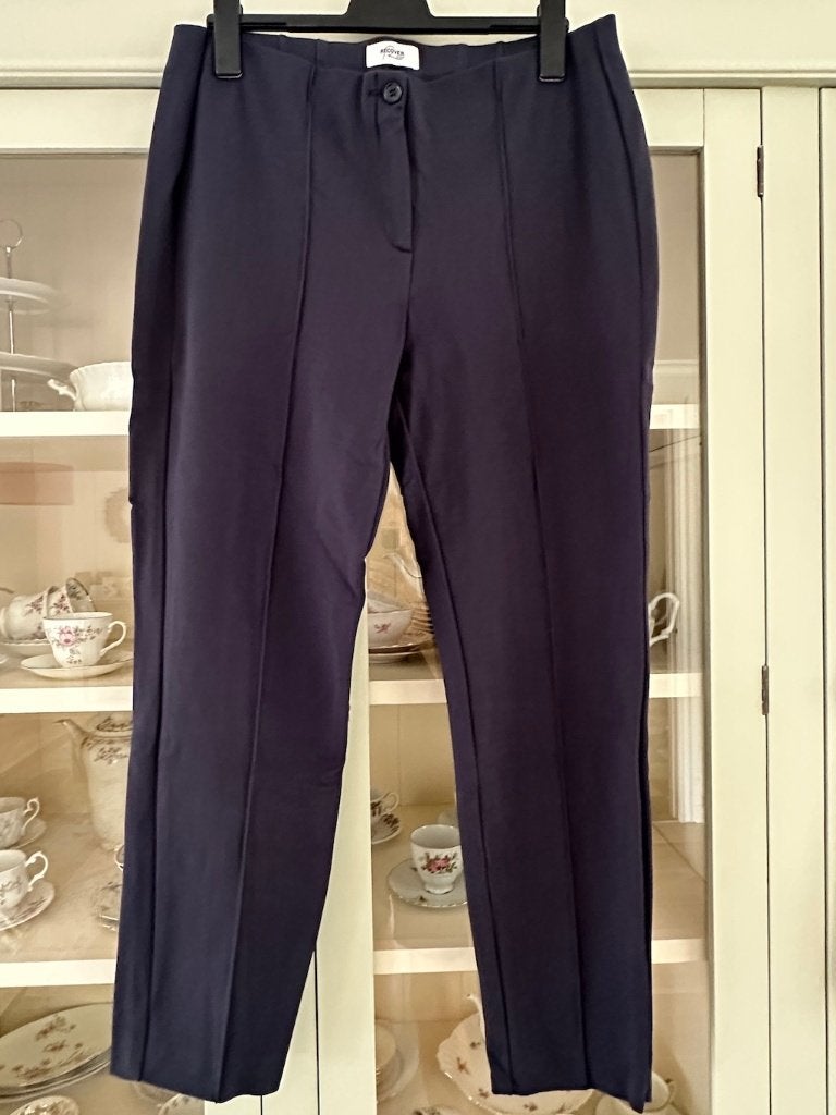 Broek Blauw Recover maat 44 stretch zgan, Kleding | Dames, Broeken en Pantalons, Recover, Blauw, Maat 42/44 (L), Ophalen of Verzenden