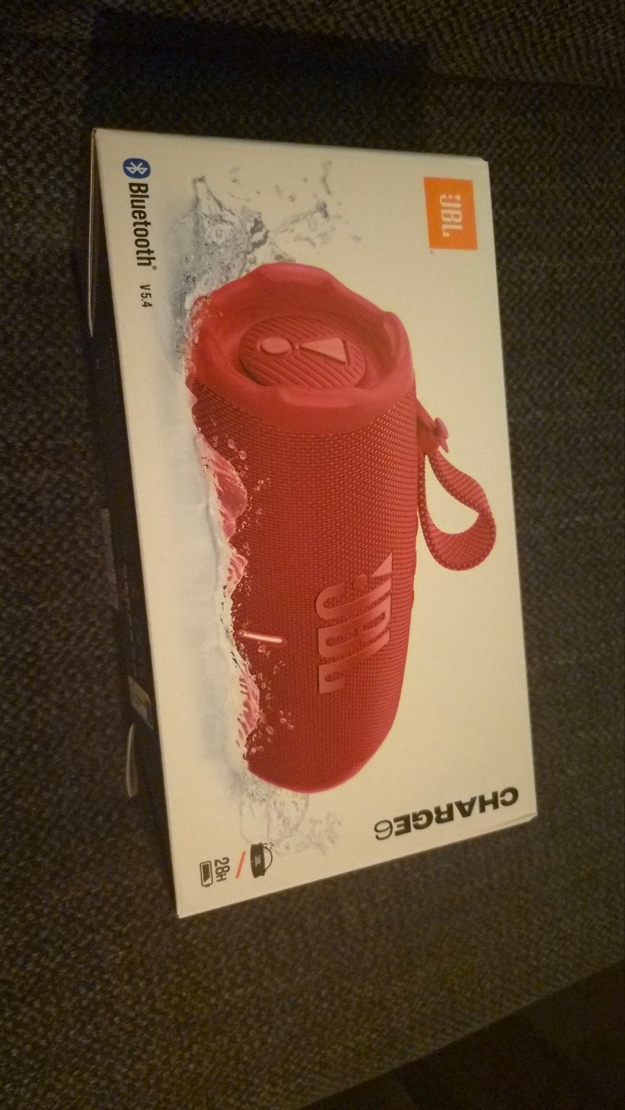 JBL Charge 6 Draagbare Bluetooth Speaker Rood, Audio, Tv en Foto, JBL, Nieuw, Ophalen of Verzenden, Draagbare speaker