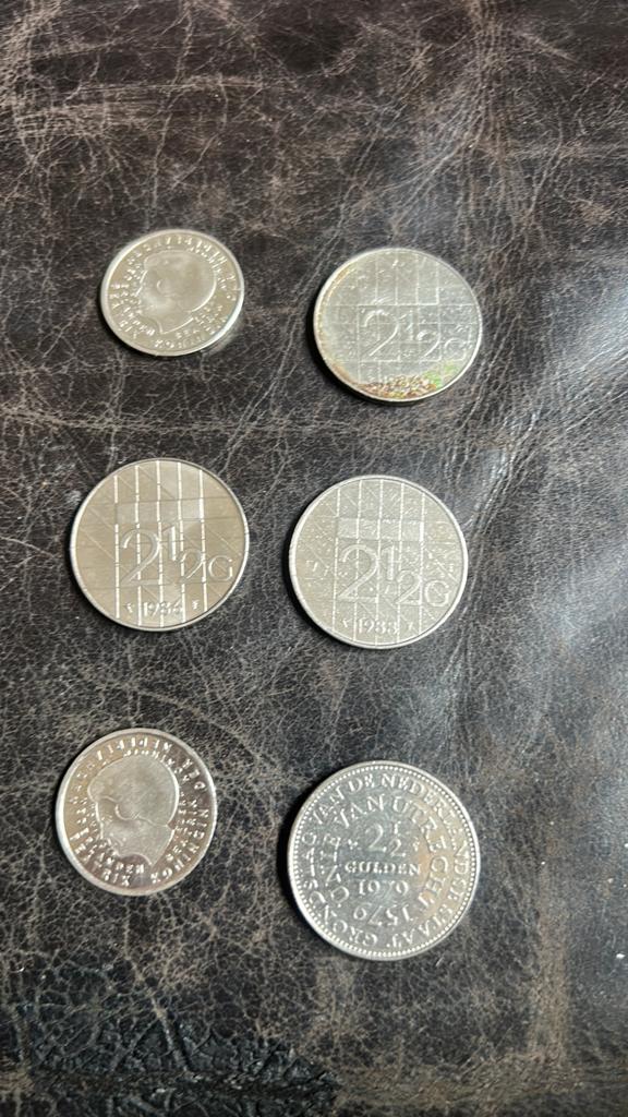 Rijksdaalders (2,5 Gulden): Guldens (1 Gulden), Postzegels en Munten, Munten | Nederland, Verzenden