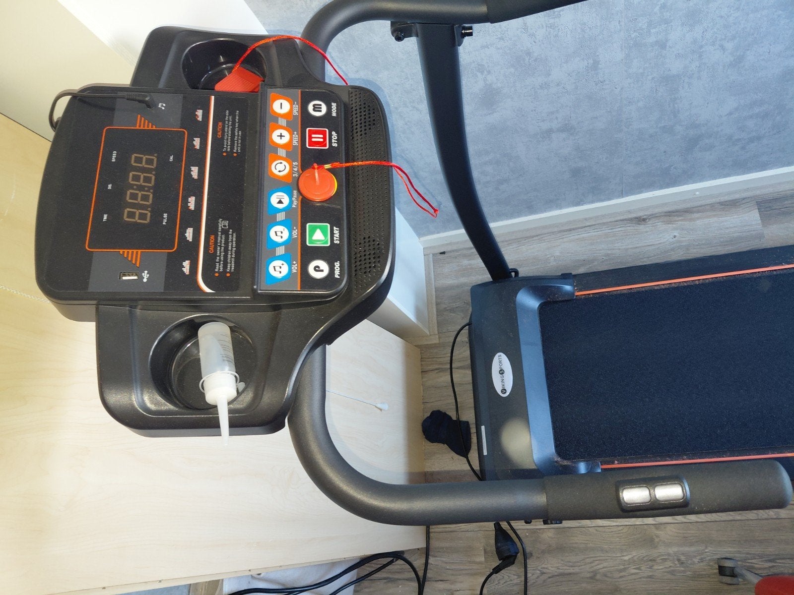 Compacte Loopband voor Thuis - Zo Goed als Nieuw, Sport en Fitness, Fitnessapparatuur, Ophalen, Zo goed als nieuw, Metaal, Loopband