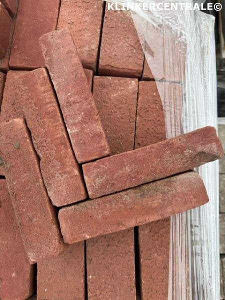 30m2 rood gebakken klinkers waalformaat 5-duimers stenen, Bij dit gebruikte product niet meer te achterhalen., Gebruikt, Verzenden