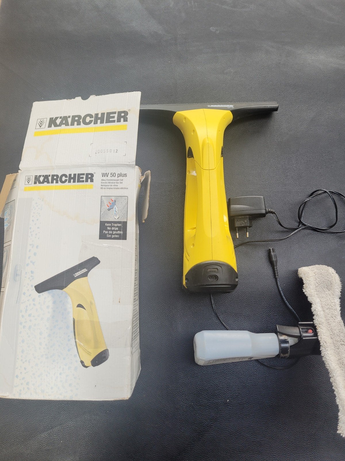 Kärcher WV 50 Plus Raamwisser - Werkt prima, accu minder, Ophalen of Verzenden, Gebruikt