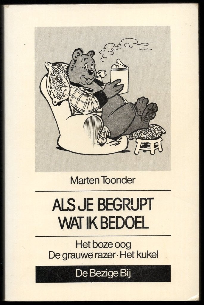 Marten Toonder - Als je begrijpt wat ik bedoel, Boeken, Eén stripboek, Ophalen of Verzenden, Gelezen