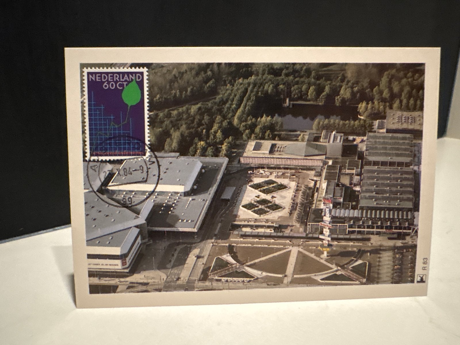 Ansichtkaart RAI Amsterdam 1984 - 1e dag uitgifte, Ophalen of Verzenden, 1980 tot heden, Gelopen, Noord-Holland