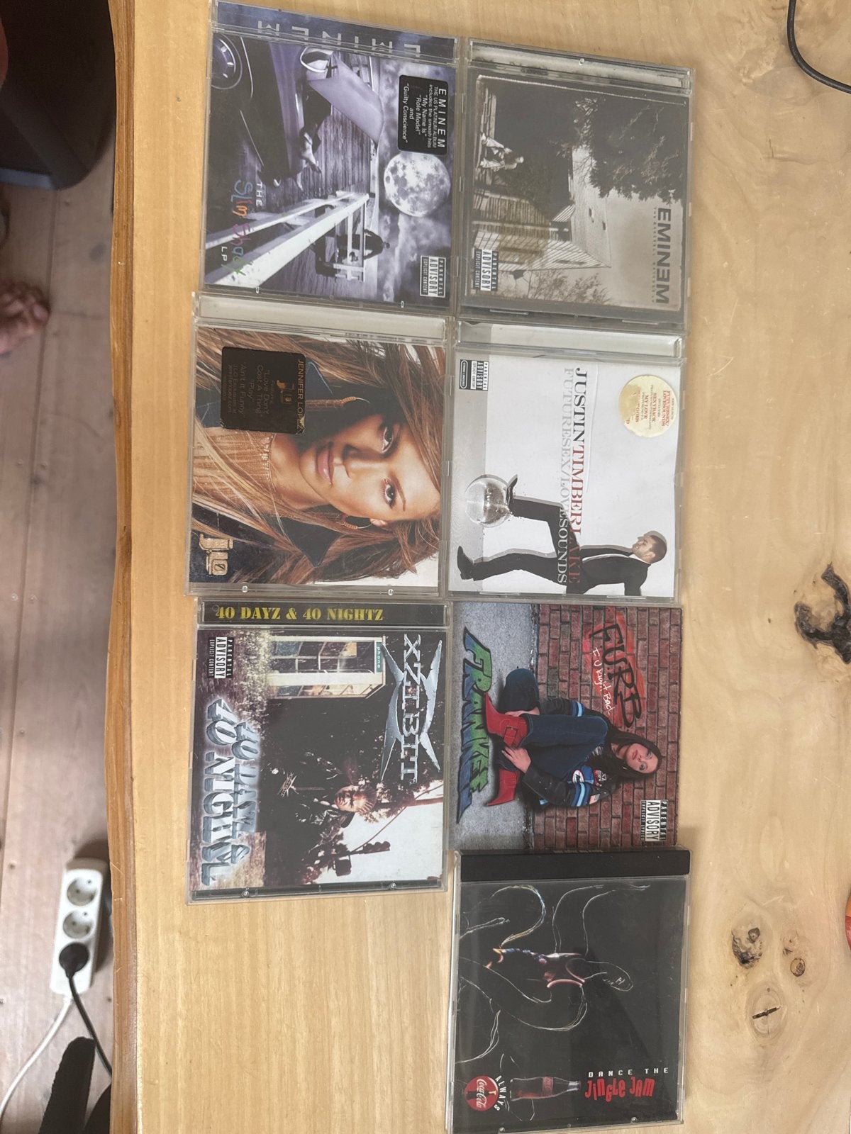 Diverse CD's: Eminem, Jennifer Lopez, Justin Timberlake, Ophalen of Verzenden, Gebruikt, Pop, Album