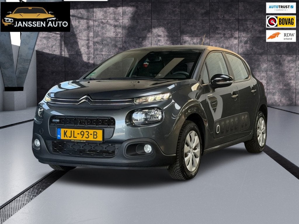 Citroen C3 1.2 PureTech Feel | Navi | Cruise | Climate | PDC, Auto's, Voorwielaandrijving, Gebruikt, 82 pk, 450 kg