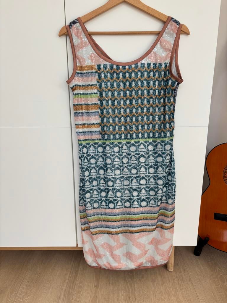 Jurkje Save the Queen met pailletten, Kleding | Dames, Overige kleuren, Ophalen of Verzenden, Zo goed als nieuw, Maat 36 (S)