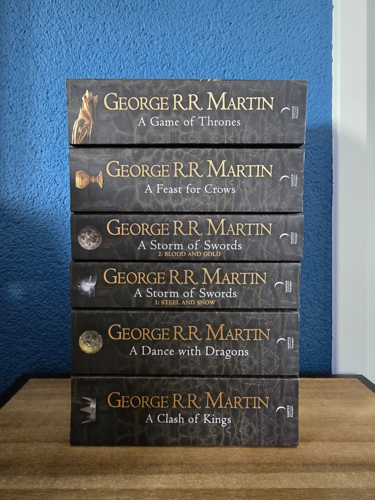 Game of Thrones boekenreeks - George R.R. Martin, Boeken, Ophalen of Verzenden, Gelezen, George R.R. Martin