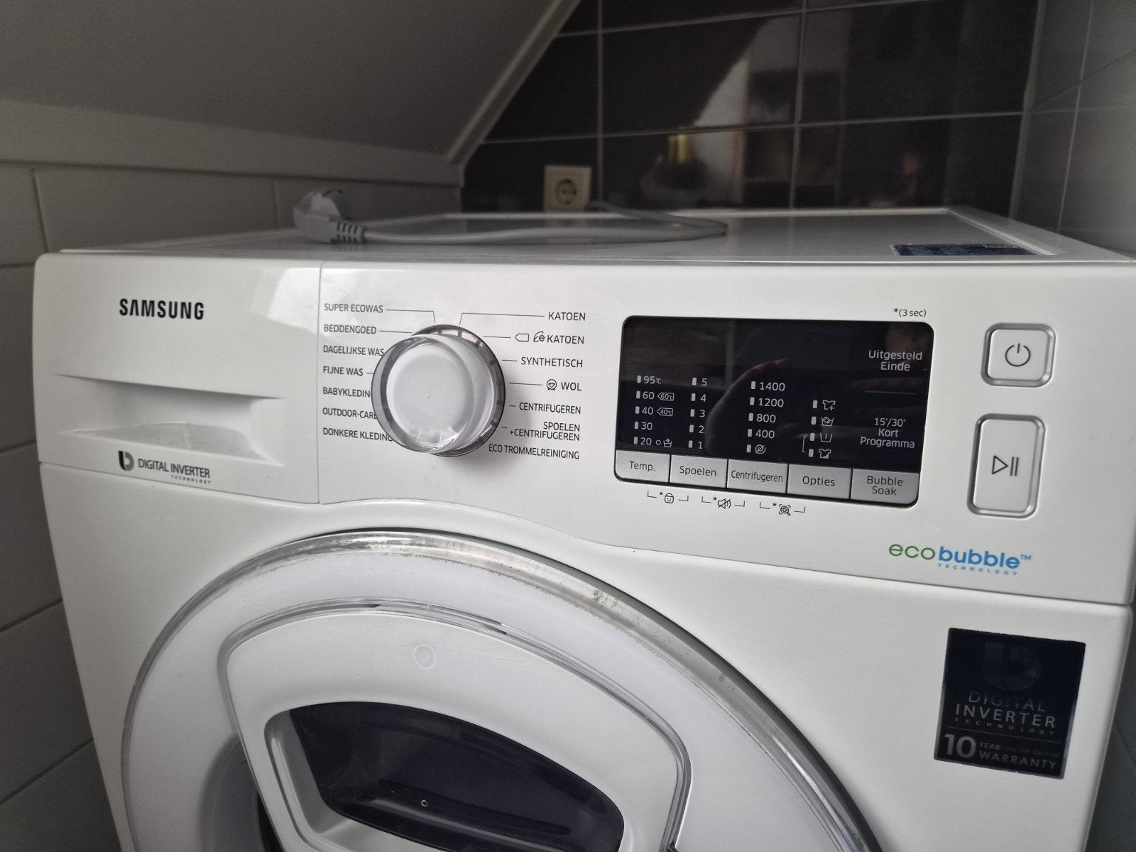 Samsung Wasmachine WW70K5400WW/EN - Printplaat Defect, 6 tot 8 kg, Ophalen, Niet werkend, Voorlader