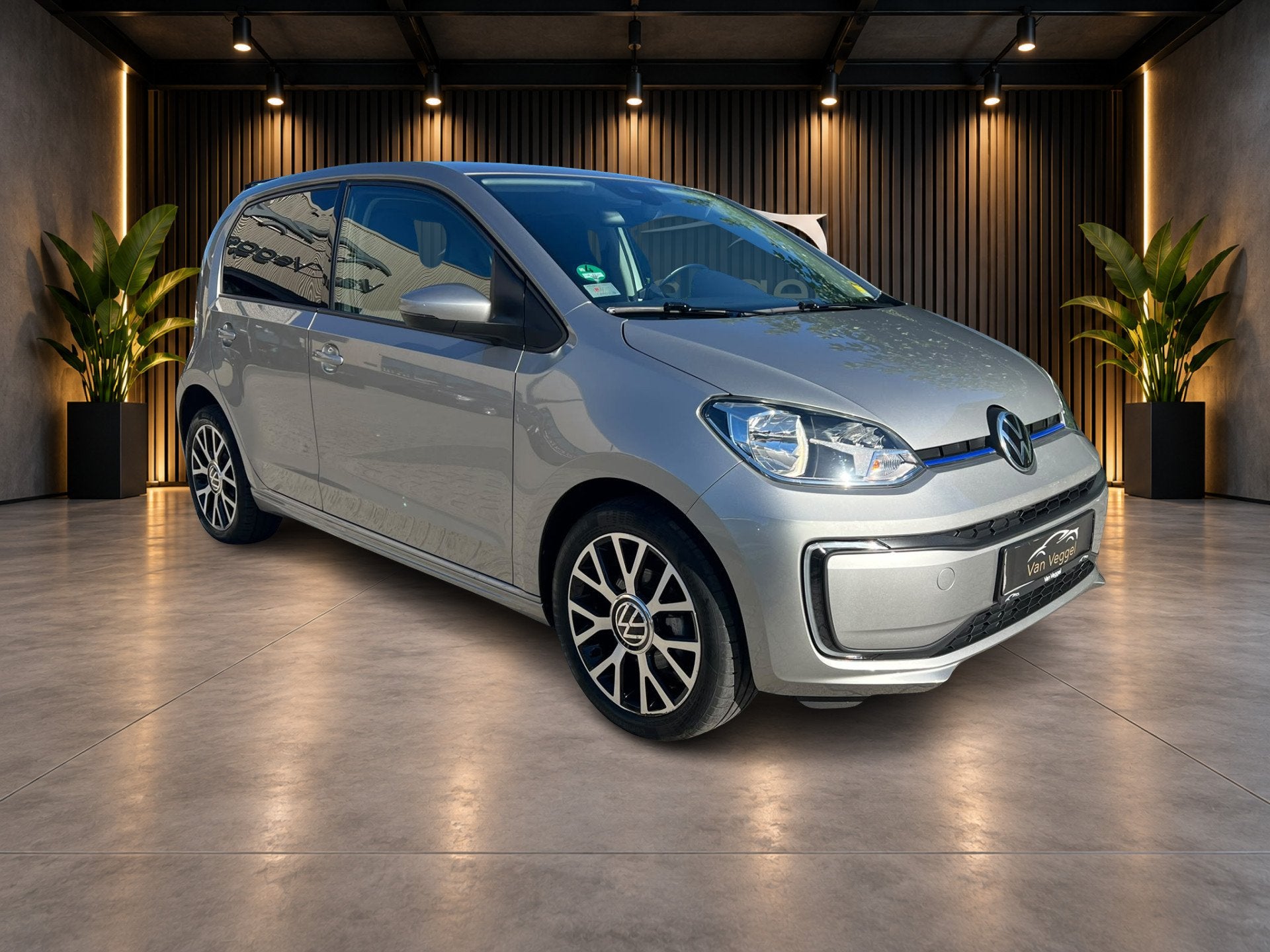 Volkswagen e-Up! e-up! SOH 93% cruise, stoelverw, airco, pdc, Auto's, Stof, Gebruikt, 1148 kg, Zilver of Grijs