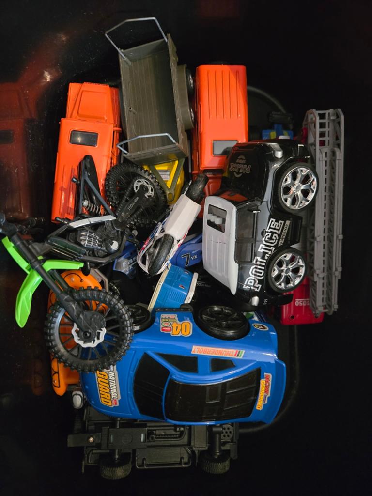 Grote speelgoedauto's en motoren set, Kinderen en Baby's, Ophalen, Gebruikt