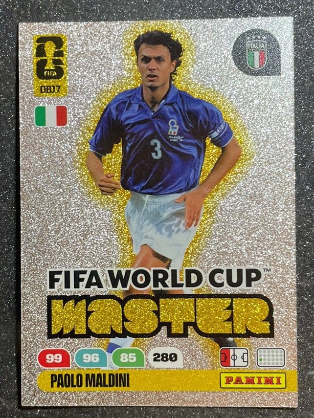 Panini WORLD CUP 2026   WORLD CUP MASTER   MALDINI   ITALIA, Verzenden, Zo goed als nieuw, Plaatje