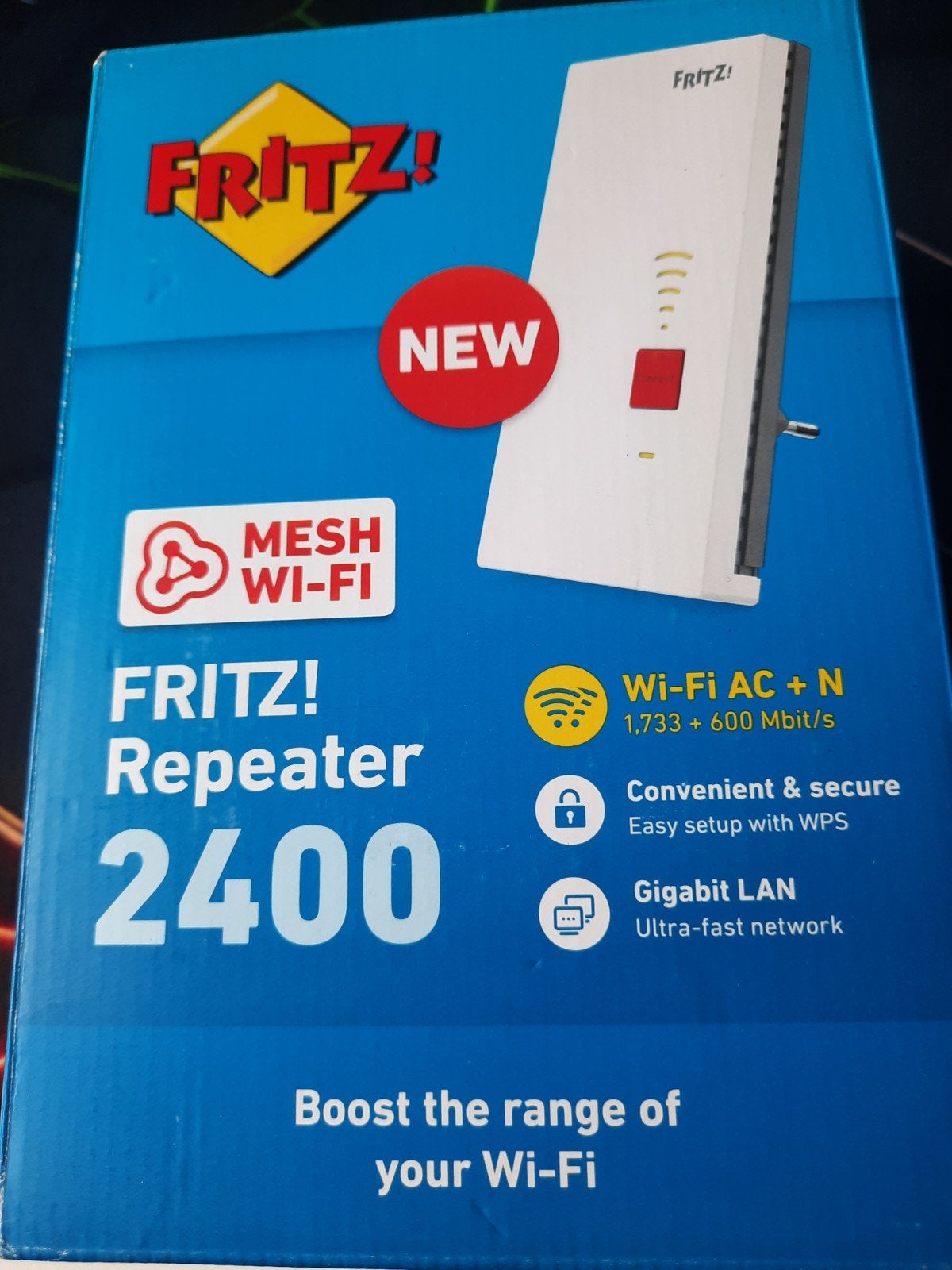 FRITZ! Repeater 2400 - Zo goed als nieuw, Computers en Software, Ophalen, Zo goed als nieuw, FRITZ!