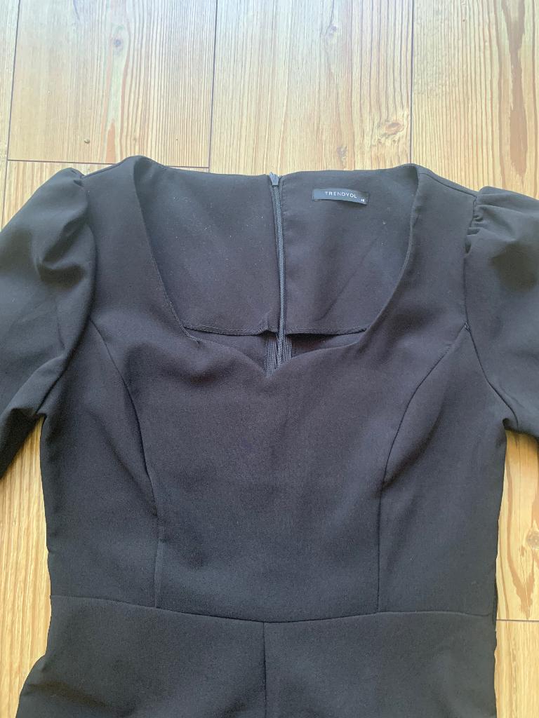 Retro jumpsuit zwart maat 40 merk trendvol, Maat 38/40 (M), Zwart, Ophalen of Verzenden, Zo goed als nieuw