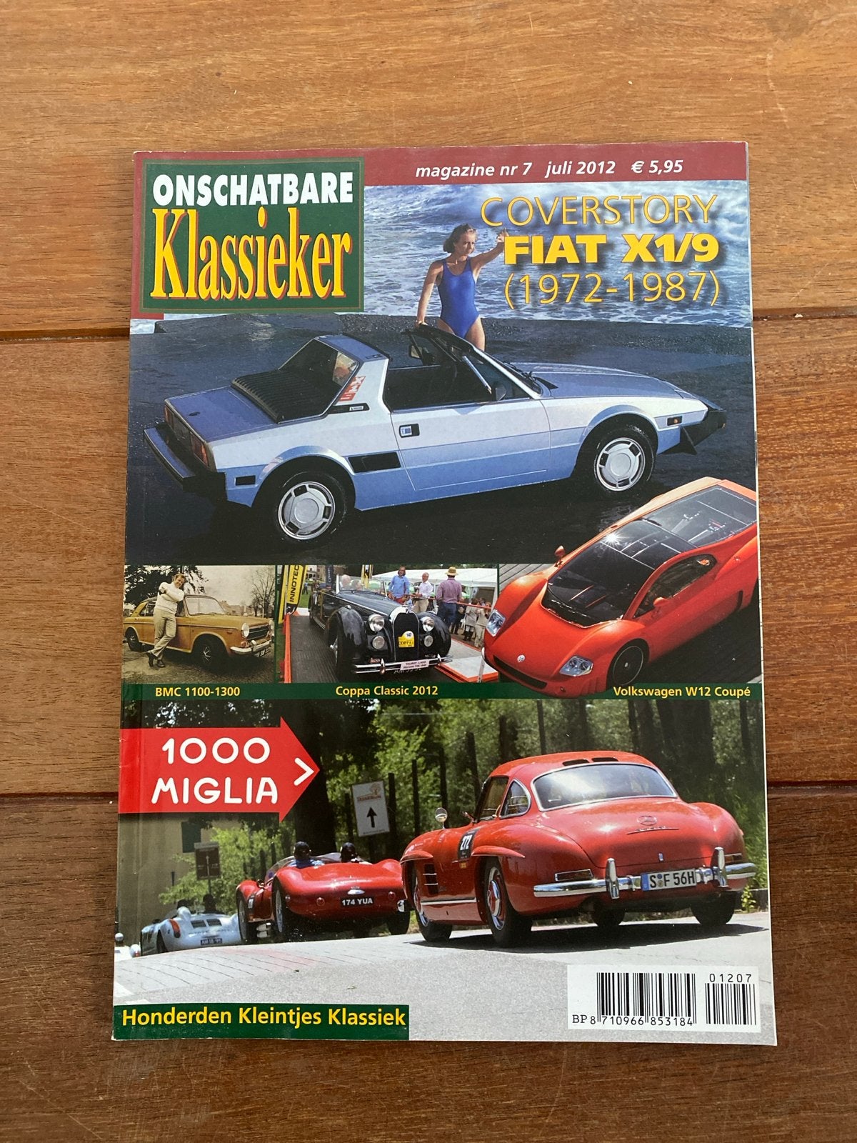 Onschatbare Klassieker - Fiat X1/9, 1000 Miglia, Ophalen of Verzenden, Zo goed als nieuw