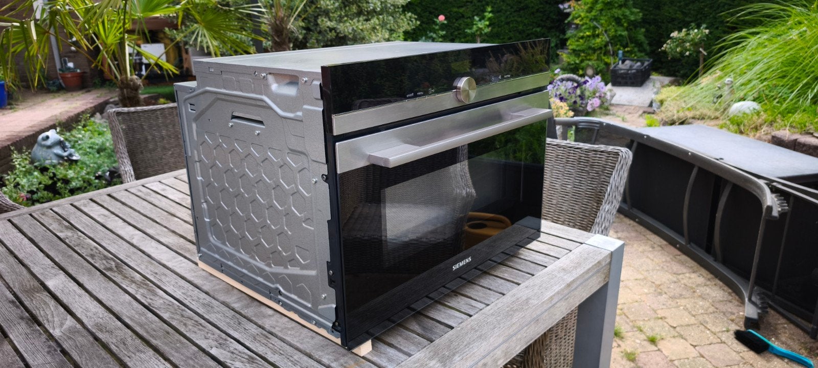 Siemens IQ700 Combi-Magnetron oven in nieuwstaat, Ophalen, Zo goed als nieuw