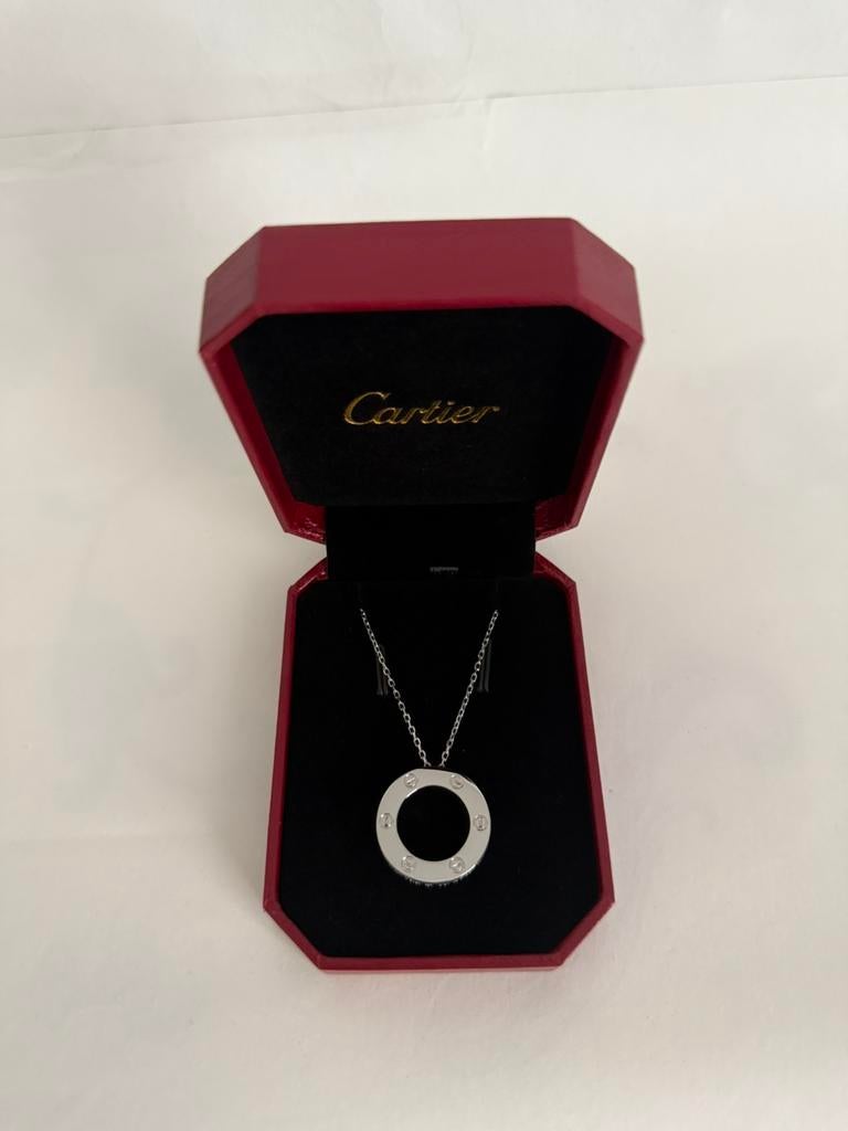 Cartier ketting zilver, Sieraden, Tassen en Uiterlijk, Kettingen, Ophalen of Verzenden, Nieuw