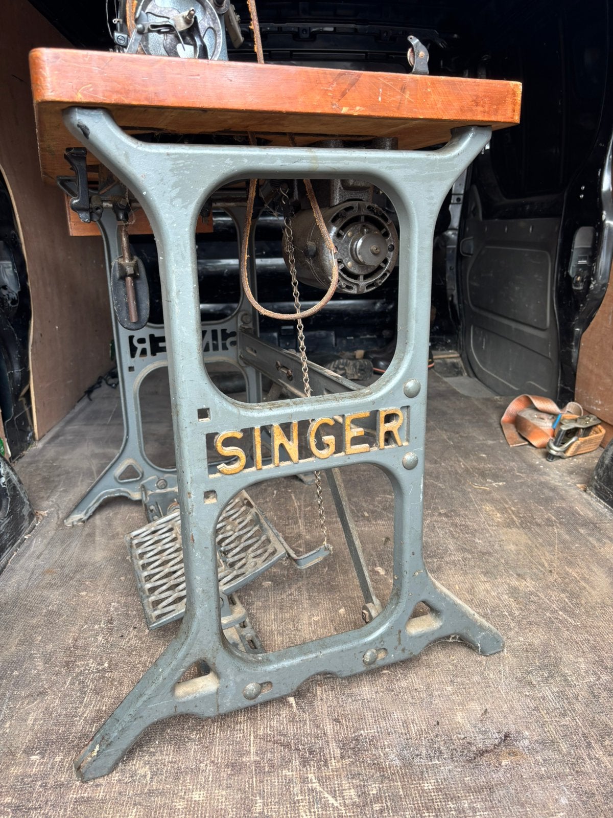 Vintage singer tafel, Ophalen of Verzenden