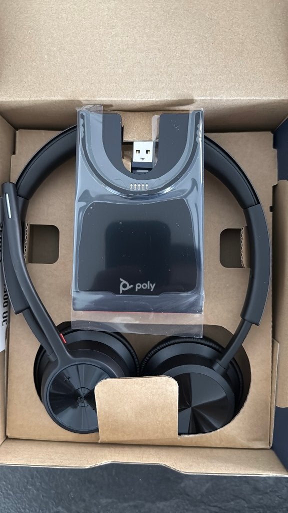 Poly Voyager 4320 Bluetooth Headset - NEW, Computers en Software, Headsets, Ophalen of Verzenden, Nieuw, Draadloos