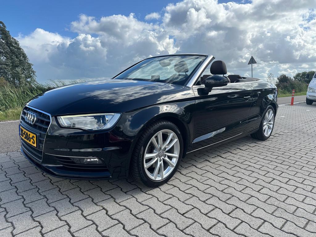 Audi A3 Cabriolet 1.4 TFSI CoD Ambition Pro Line S, Leder, X, Auto's, Gebruikt, Euro 6, 4 cilinders, Zwart