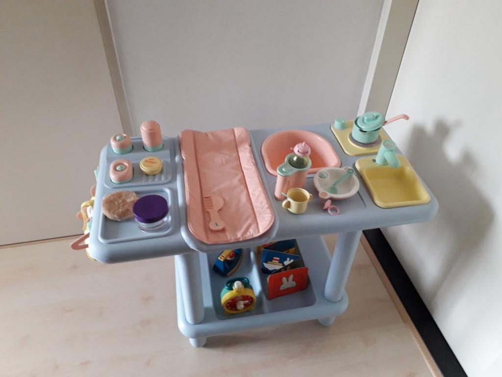 Baby verzorgingstafel met accessoires, Ophalen of Verzenden, Meisje