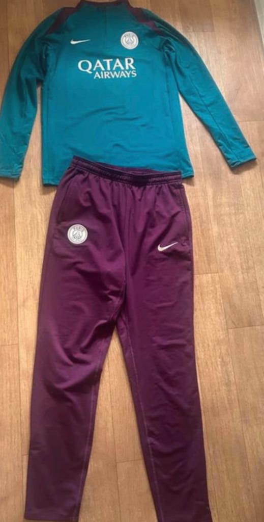 Nike PSG Trainingspak Kindermaat XL 2024-2025 met ritsen, Maat XS of kleiner, Ophalen of Verzenden, Zo goed als nieuw, Trainingspak