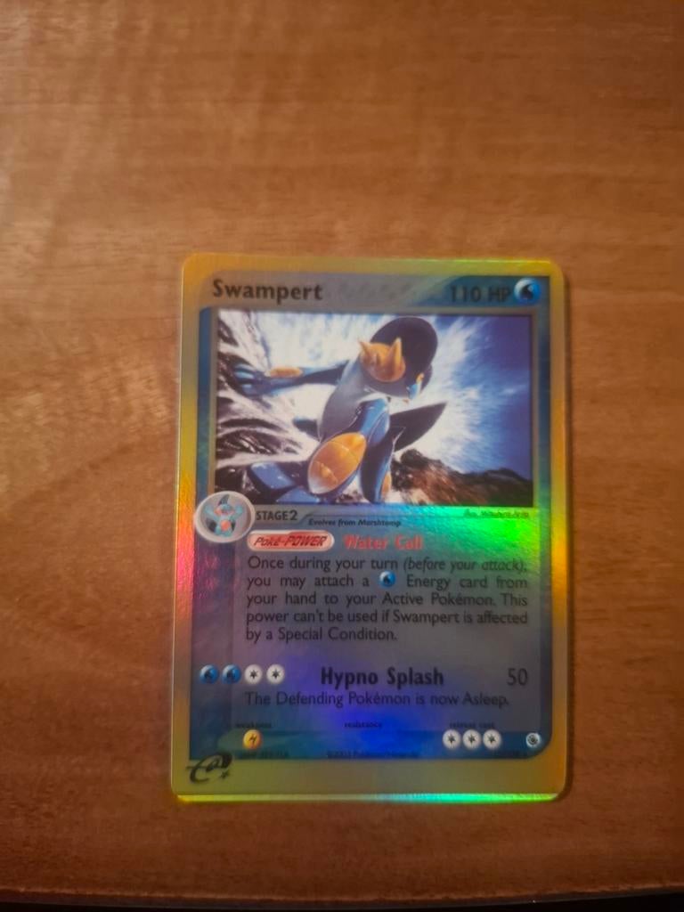 Swampert 13/109 reverse holo, Ophalen of Verzenden, Zo goed als nieuw, Losse kaart, Foil
