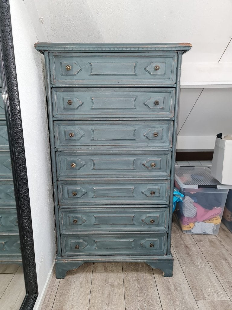 Kast, Huis en Inrichting, Ophalen, Gebruikt, 100 tot 150 cm, Vintage