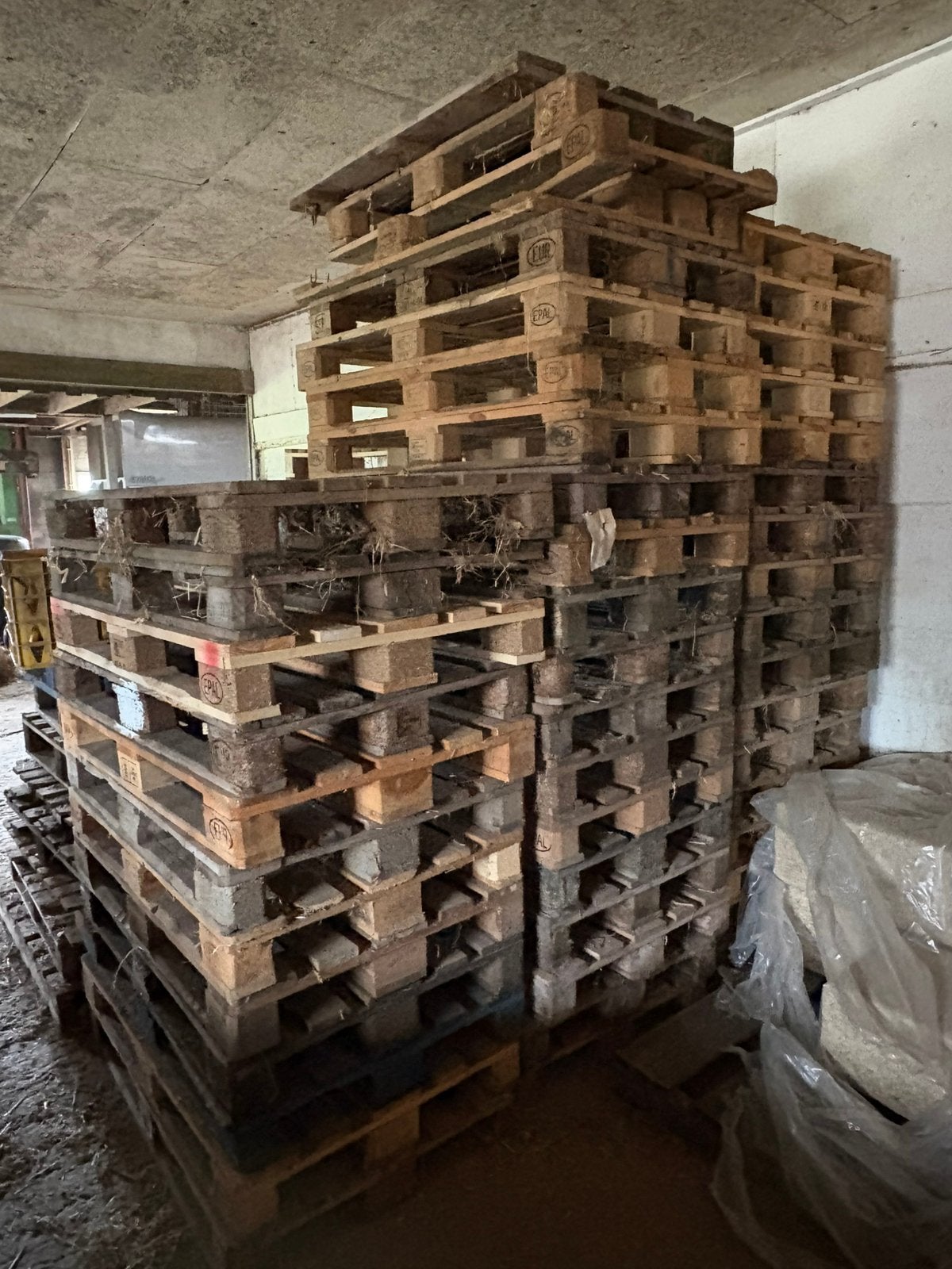 Europallets, Doe-het-zelf en Verbouw, Hout en Planken, Ophalen, Gebruikt, 25 tot 50 mm, Pallet