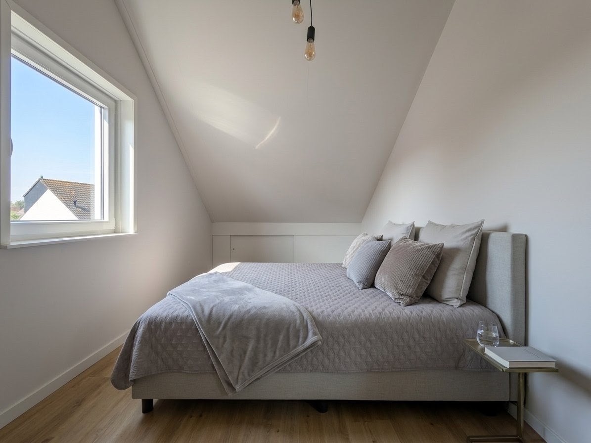 Beige boxspring frame 180x200, Ophalen, Gebruikt, Beige, Tweepersoons