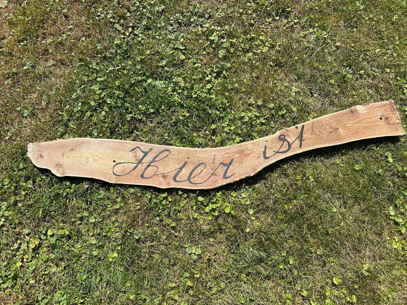 Naambord, Ophalen