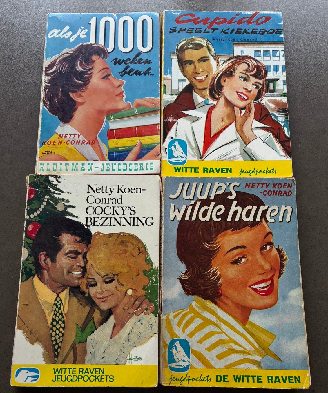 Netty Koen-Conrad boeken - Kluitman Jeugdserie & Romanserie7, Verzenden, Gelezen, Nederland