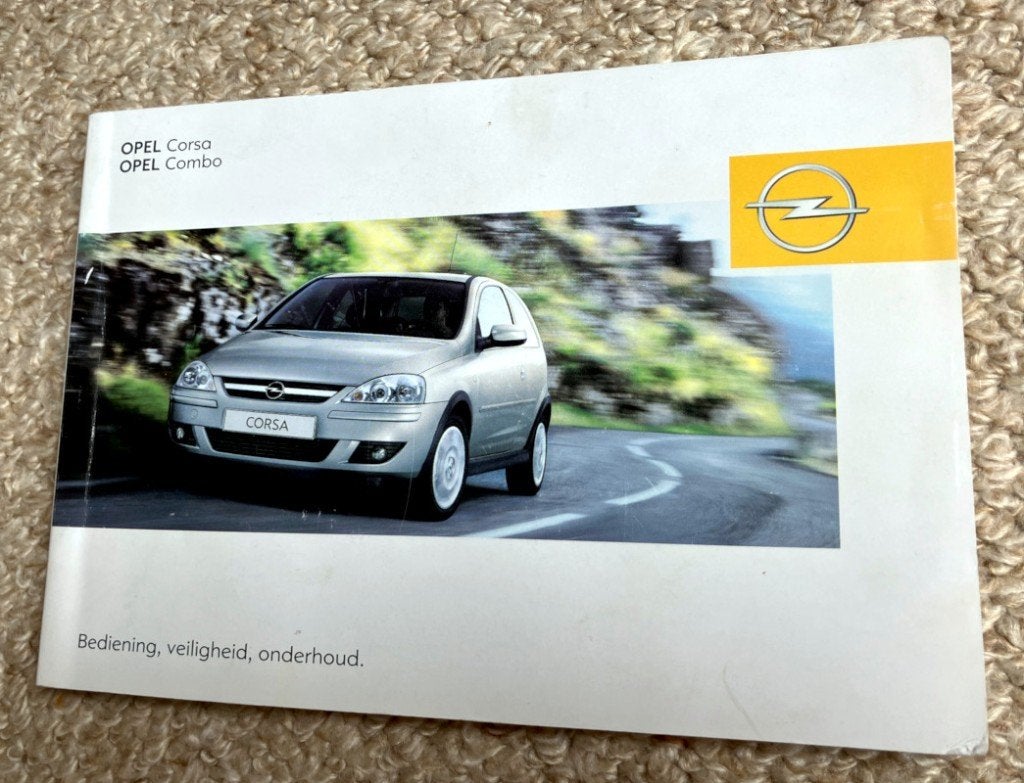 Opel Corsa C instructieboekje, Ophalen of Verzenden