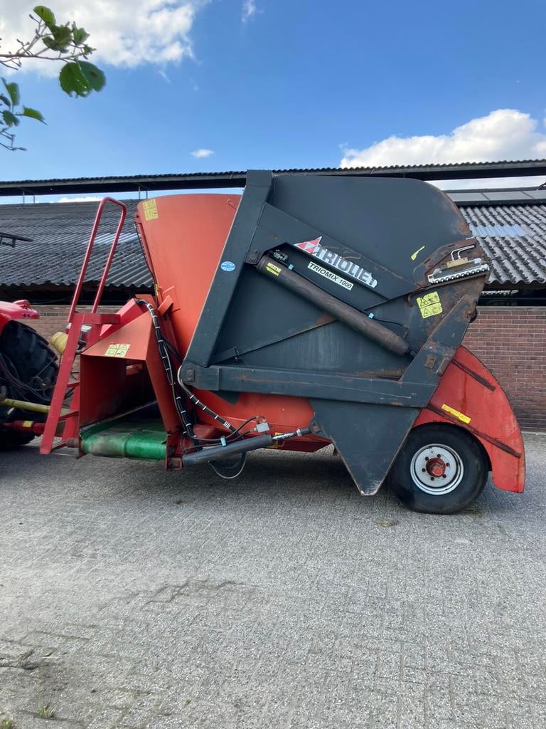 Trioliet triomix 1000 voer mengwagen, Ophalen, Voertechniek