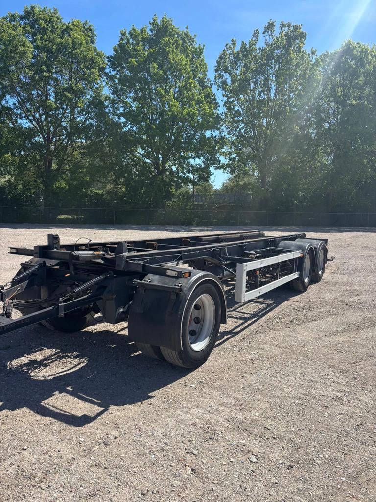 GS AIC-2800 N 3 asser container aanhanger (bj 2001), Auto's, Vrachtwagens, Overige brandstoffen, Aanhangers en Opleggers, Te koop