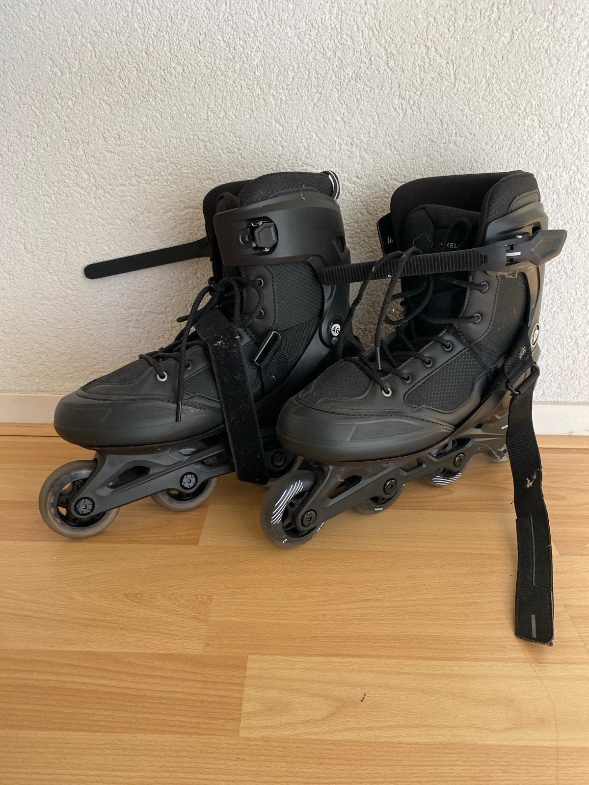 Oxelo Inline Skates - Maat 46 - Zwart Als nieuw, Overige merken, Heren, Ophalen of Verzenden, Zo goed als nieuw