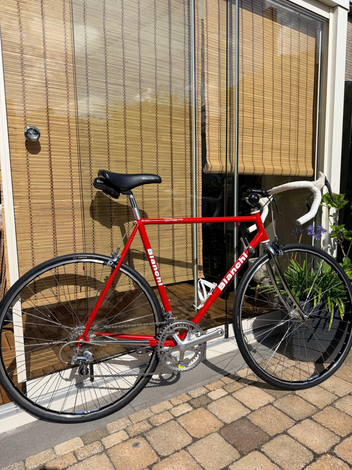 Bianchi Racefiets - Klassiek Rood Model, 28 inch, Gebruikt, 57 tot 61 cm, Ophalen