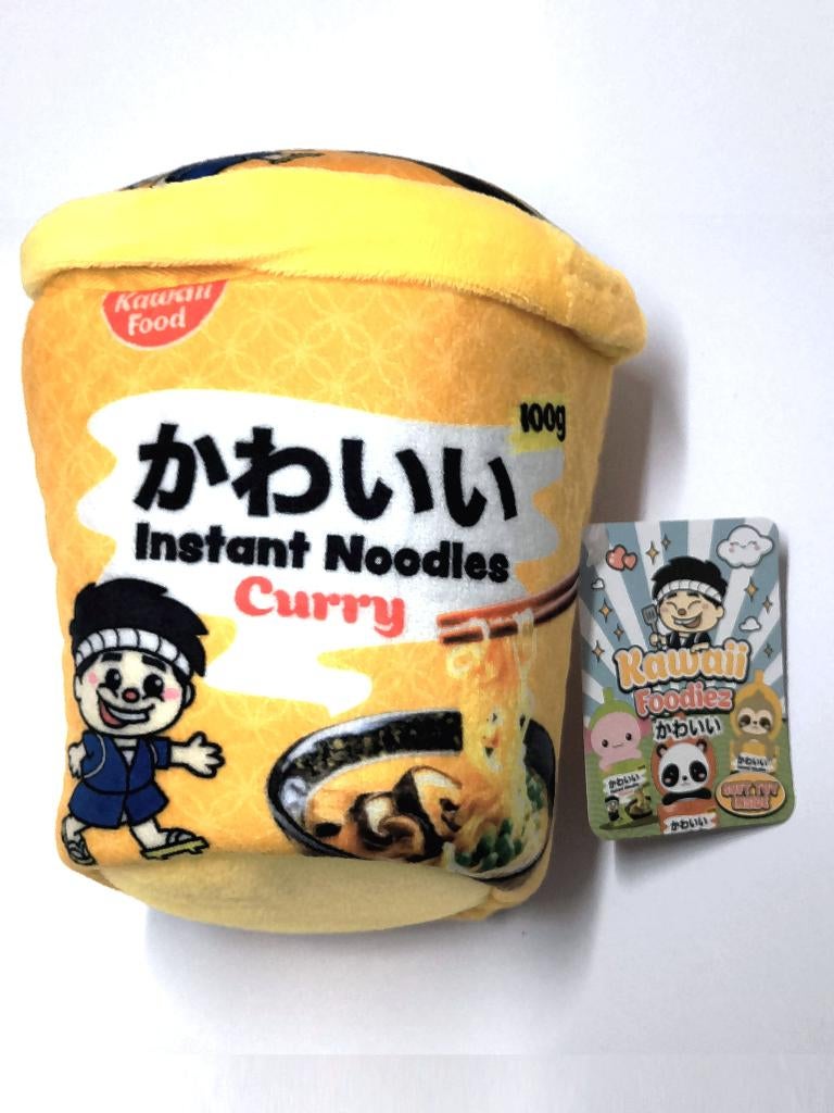 Kawaii Foodiez Pluche Pot Noodles Curry Met Dier Diverse Srt, Sales@whitehouseleisure.co.uk, Overige merken, Overige karakters