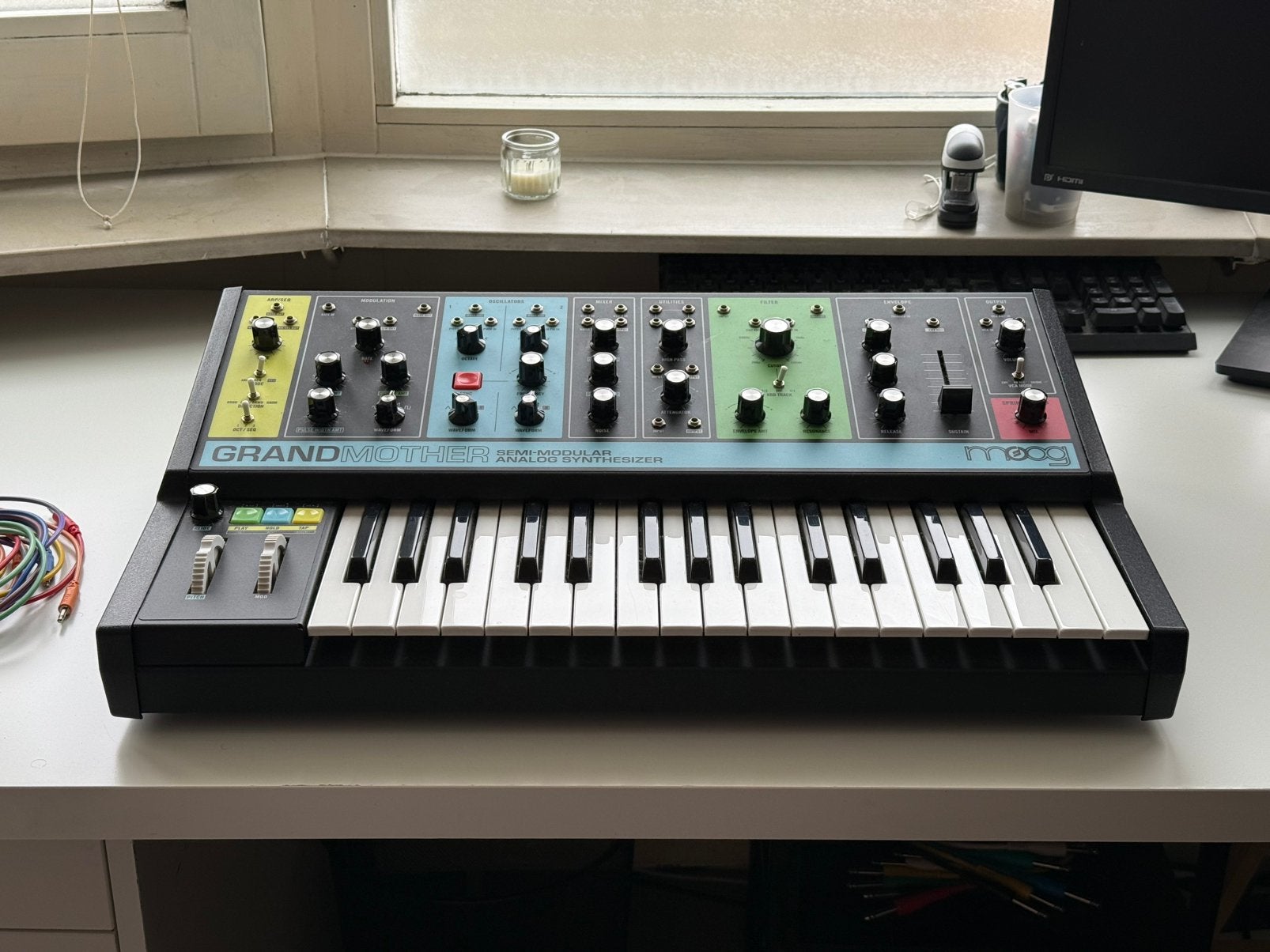 Moog Grandmother Analog Synthesizer, Ophalen, Zo goed als nieuw, Overige aantallen, Overige merken