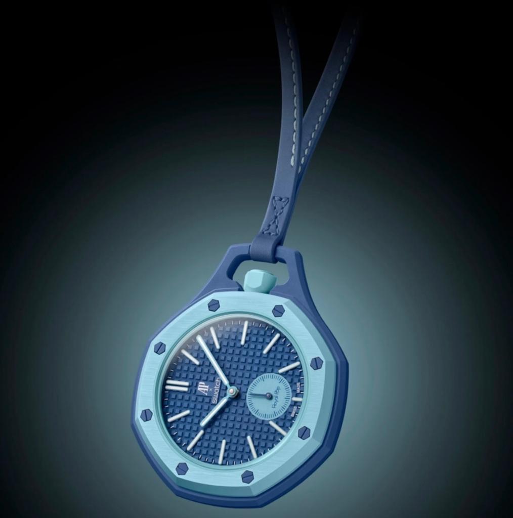 AP x Swatch Royal Pop, Zakhorloge, Nieuw, Ophalen of Verzenden, Overige materialen