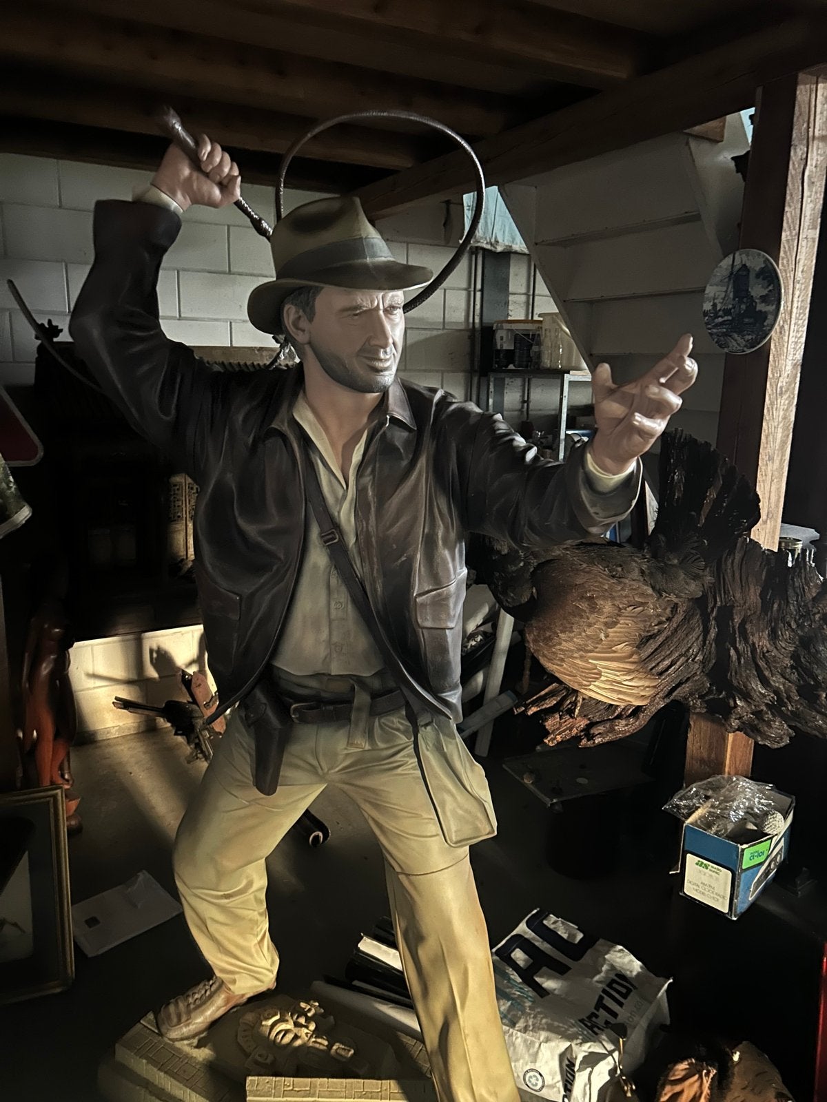 Levensgroot Indiana Jones Beeld - Muckle Mannequins, Ophalen, Kunststof, 1 meter - 2 meter, Beeld