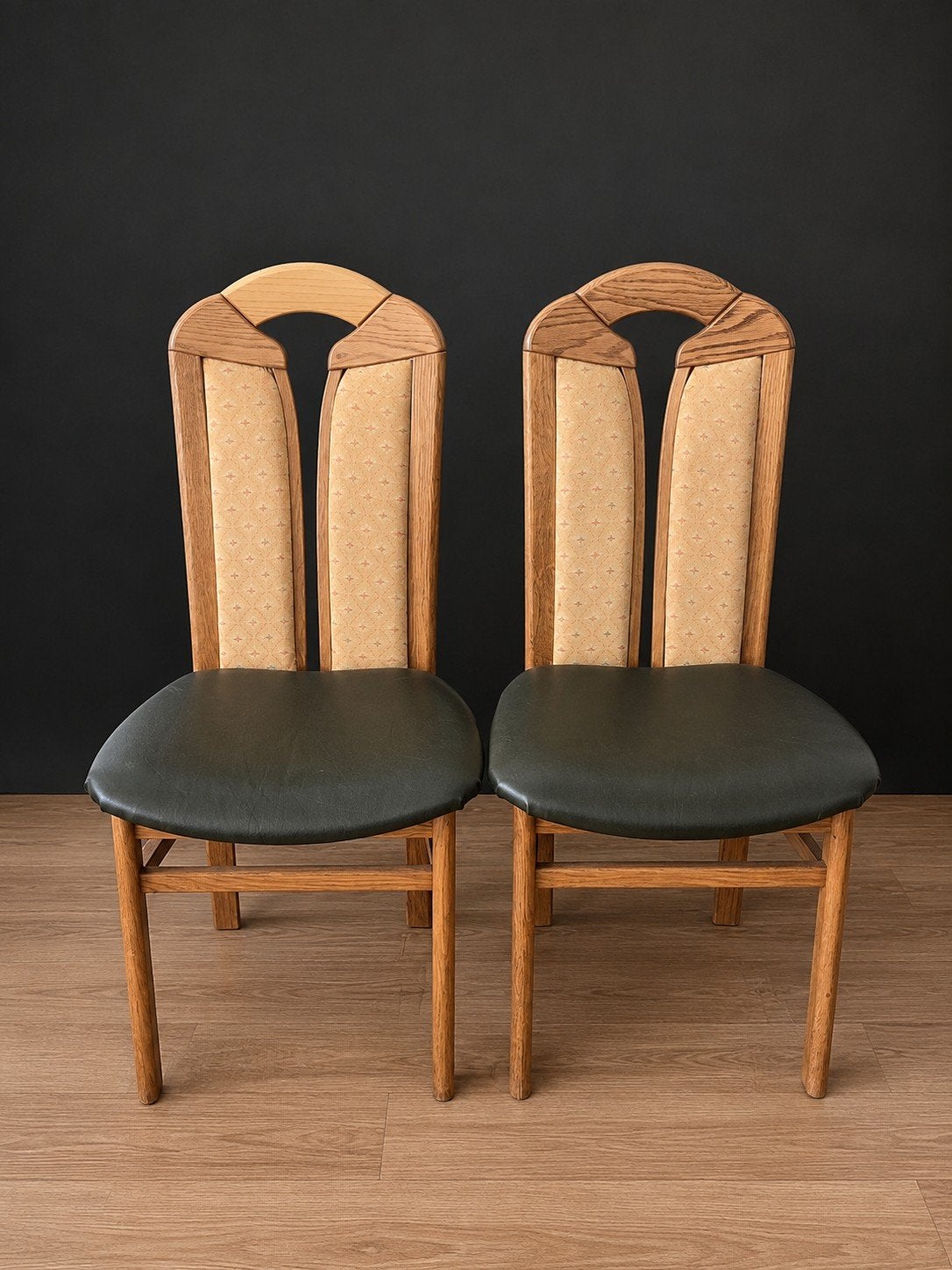 Eikenhouten eetkamerstoelen, Computers en Software, Ophalen, Zo goed als nieuw