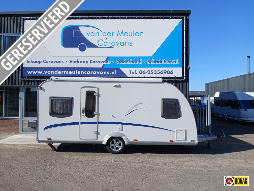 Bürstner Trecento 460 TS met vloerverwarming., Caravans en Kamperen, Standaardzit, Tot en met 2, Bedrijf, 4 tot 5 meter