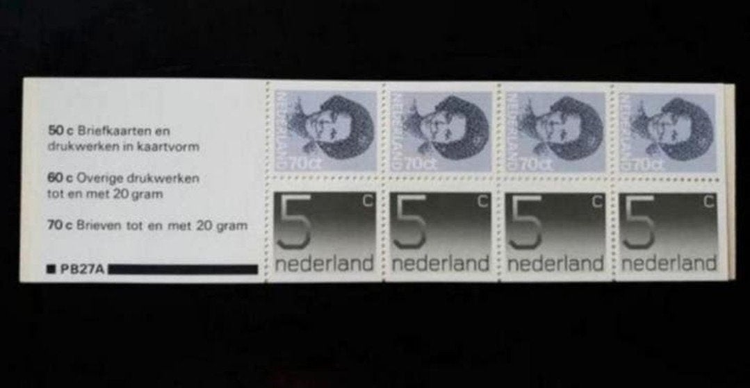 Postzegelboekje PB 27a postfris, Ophalen of Verzenden
